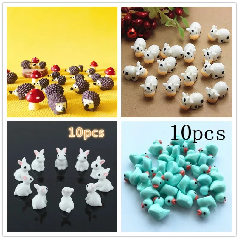 10Pcs/Hedgehog and Cows/Cute A - Terrarium Moss Art บทวิจารณ์และราคา