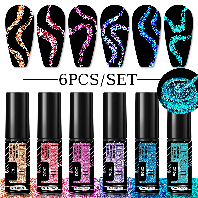 LILYCUTE 5ML Reflective Glitte - Resin Glitter Pack บทวิจารณ์และราคา