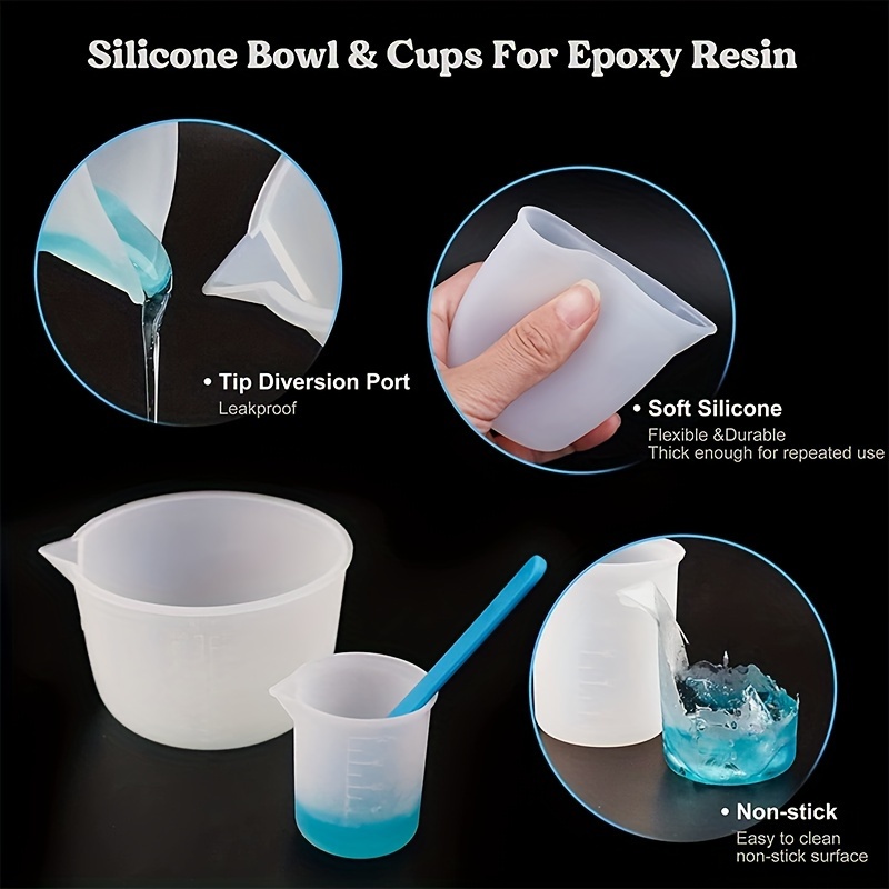 Silicone Measuring Cups, Resin - Mixing Cup Silicone บทวิจารณ์และราคา