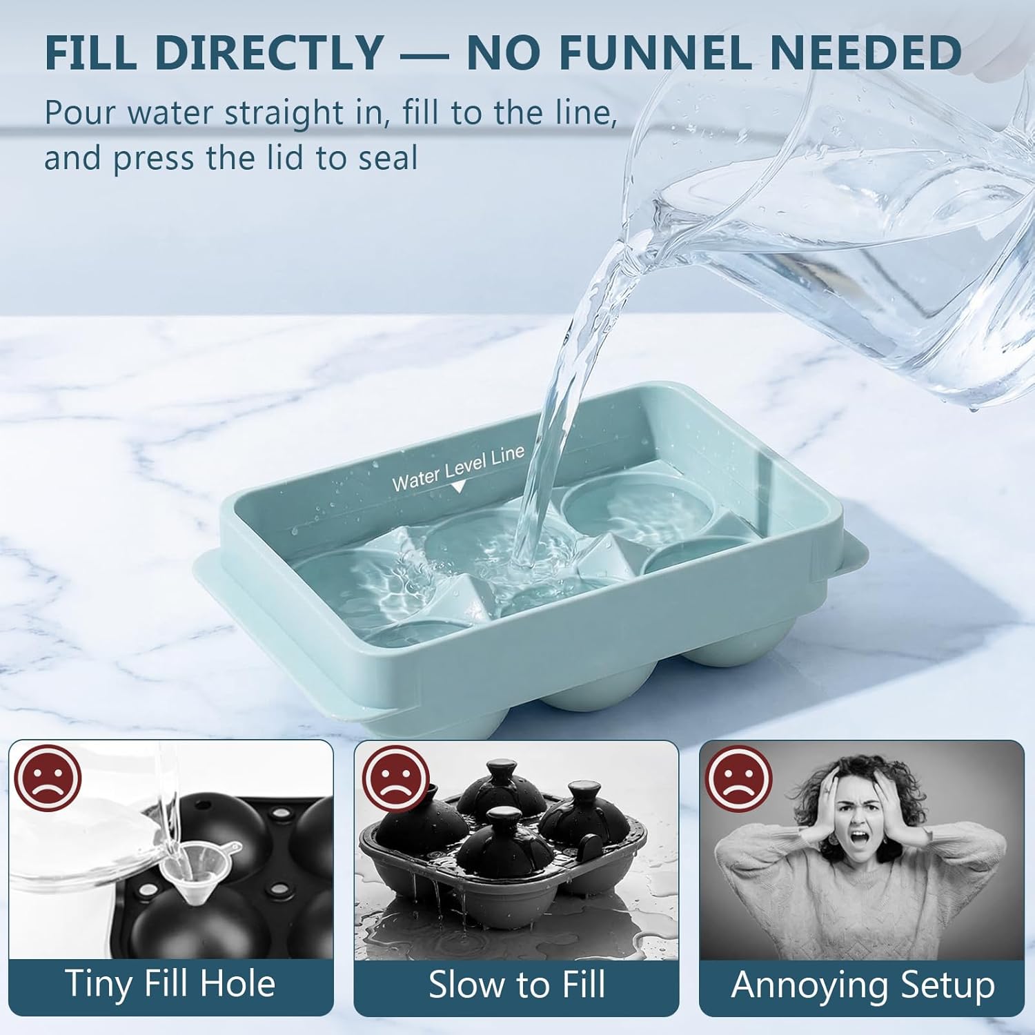 Large Round Ice Cube Trays for - Coaster Mold Round บทวิจารณ์และราคา