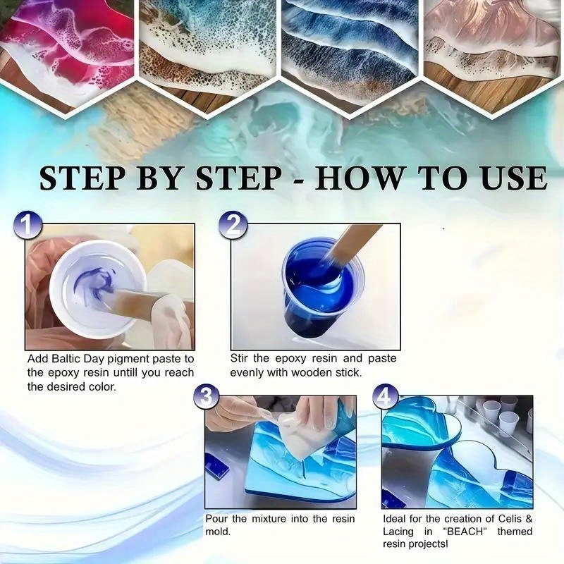 24 Colors/8 Colors 5g 0.18oz P - Resin Pigment Set บทวิจารณ์และราคา