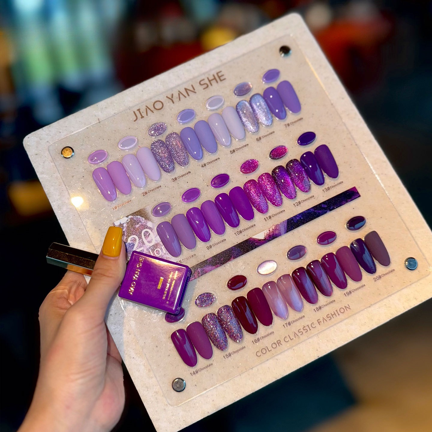 20Pcs/Set Purple Green Blue Co - Resin Glitter Pack บทวิจารณ์และราคา