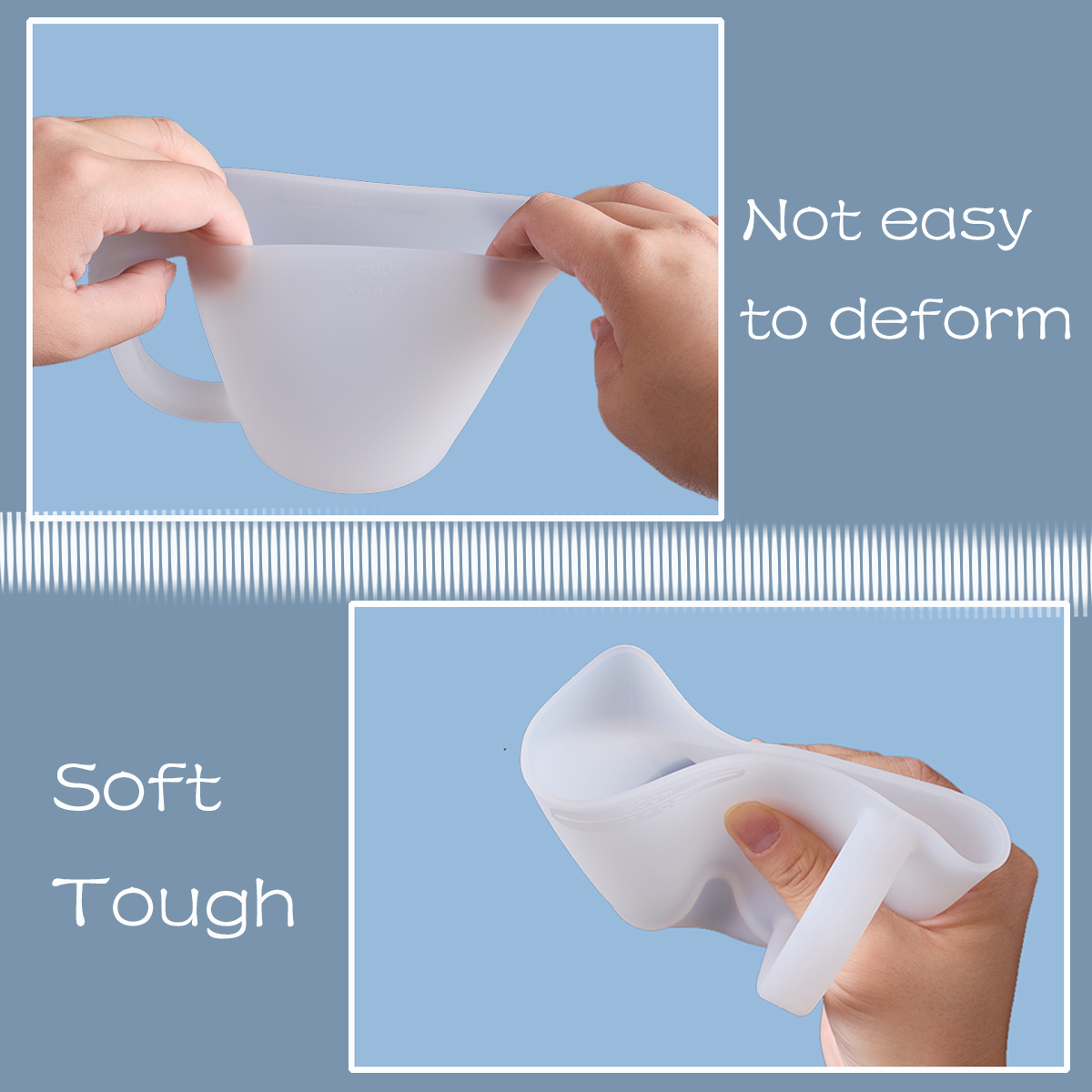 500ML Silicone Measuring Cup w - Mixing Cup Silicone บทวิจารณ์และราคา