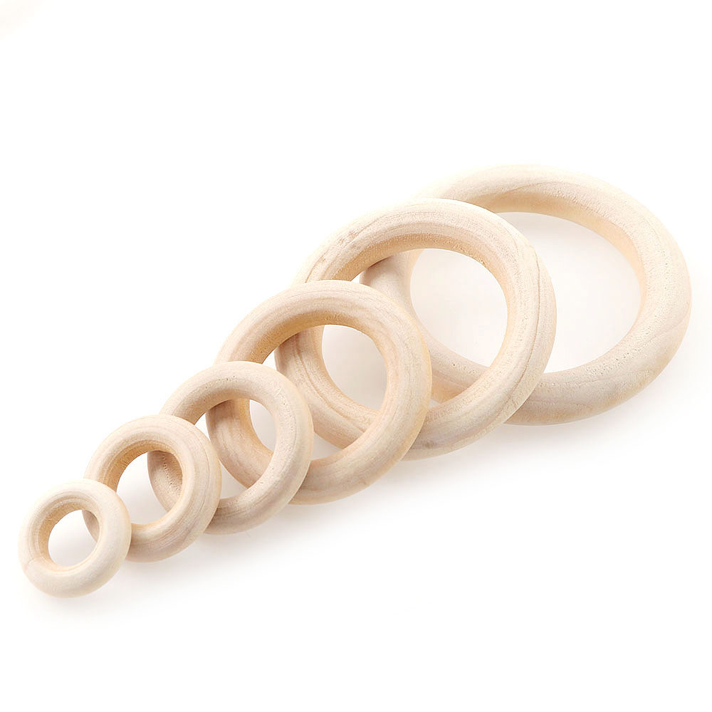 Unfinished Wooden Rings 20-60m - Wood Ring Blank บทวิจารณ์และราคา