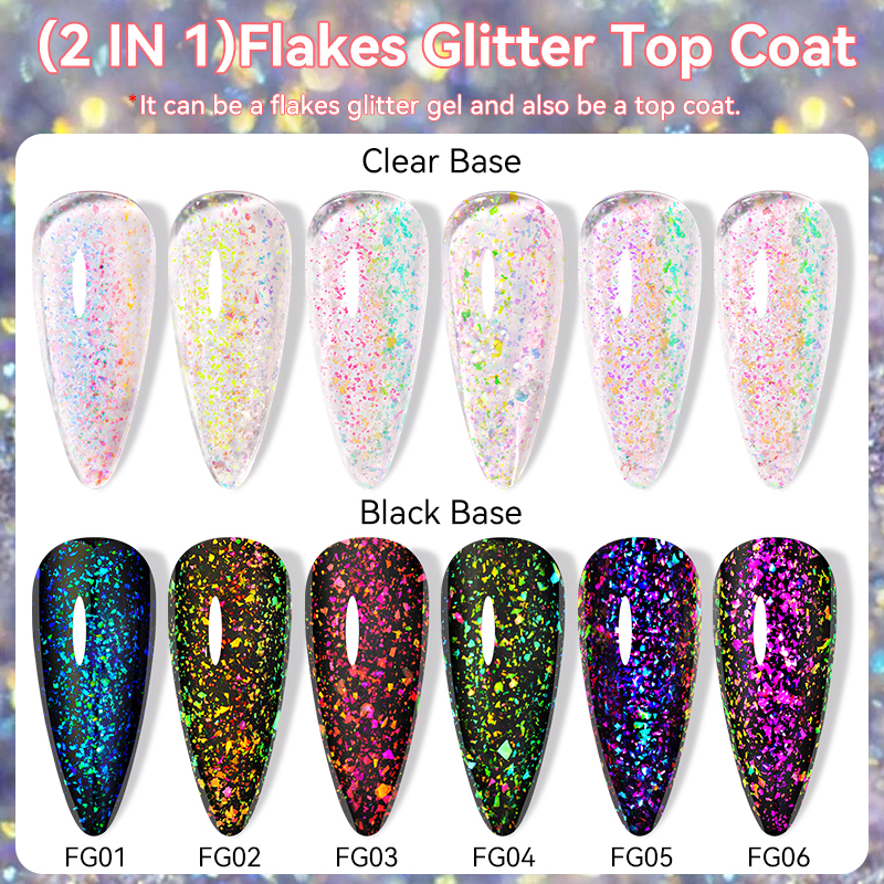 LILYCUTE Sparkly Glitter Top C - Gold Foil Flakes บทวิจารณ์และราคา