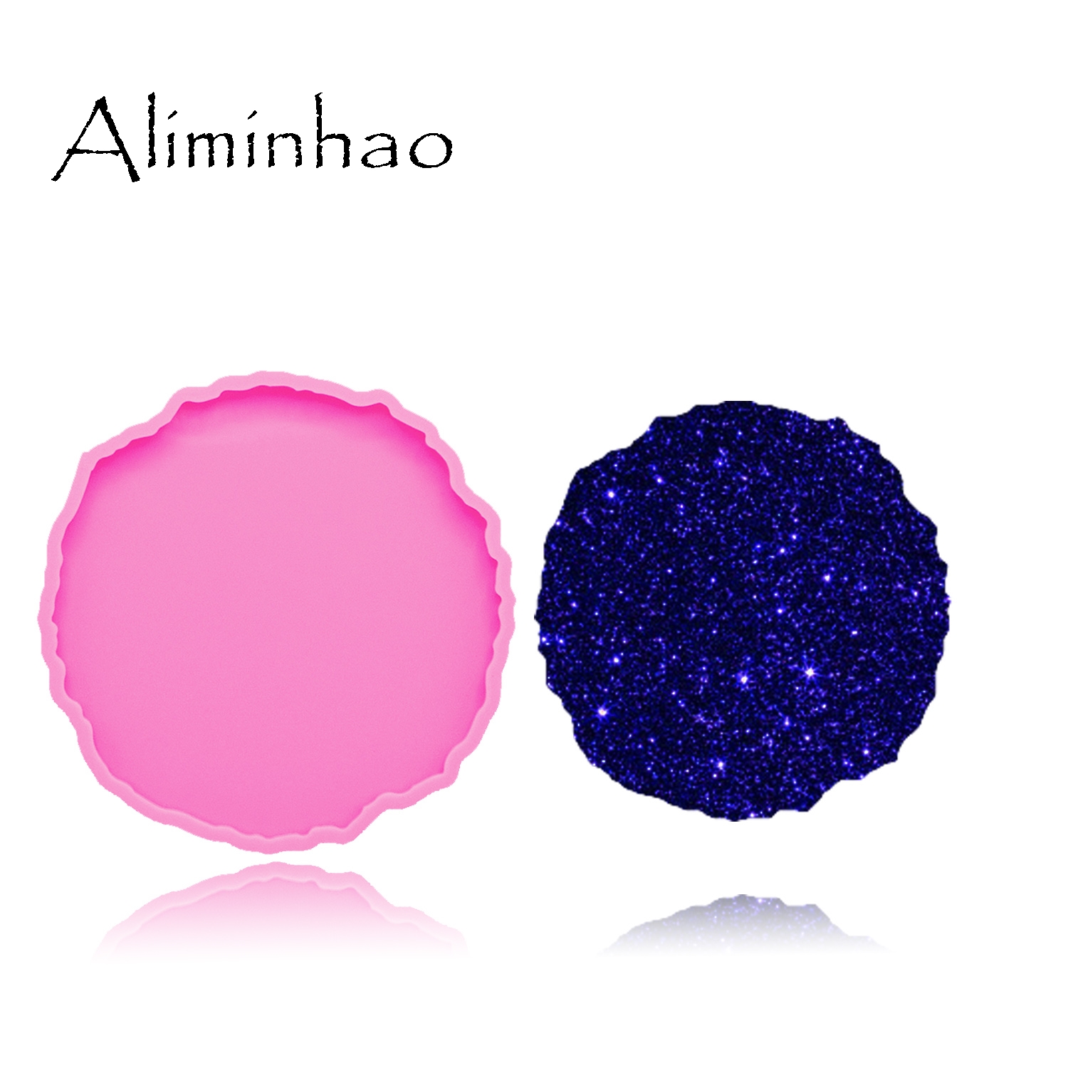 DY0278 Shiny High quality roun - Geode Mold Silicone บทวิจารณ์และราคา