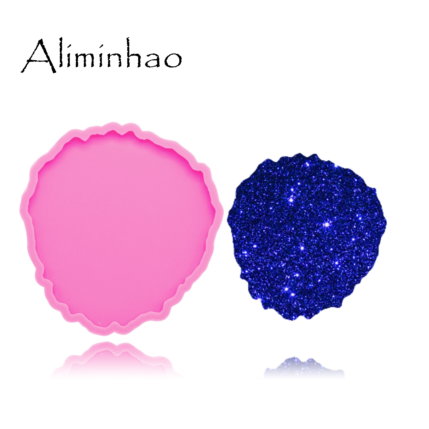 DY0278 Shiny High quality roun - Geode Mold Silicone บทวิจารณ์และราคา