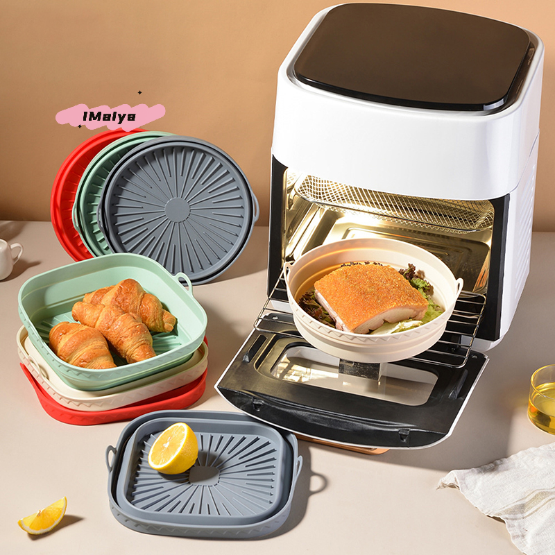 Square Foldable Air Fryer Sili - Silicone Mold Tray บทวิจารณ์และราคา