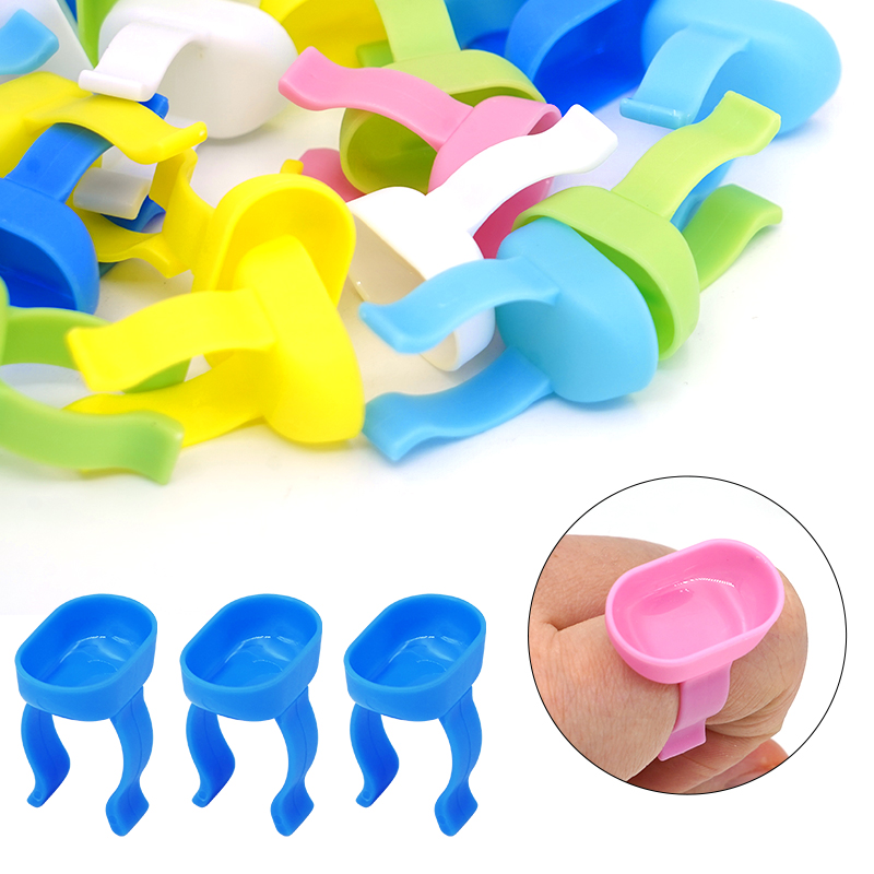 20pcs Dental Mixing Finger Rin - Mixing Cup Silicone บทวิจารณ์และราคา