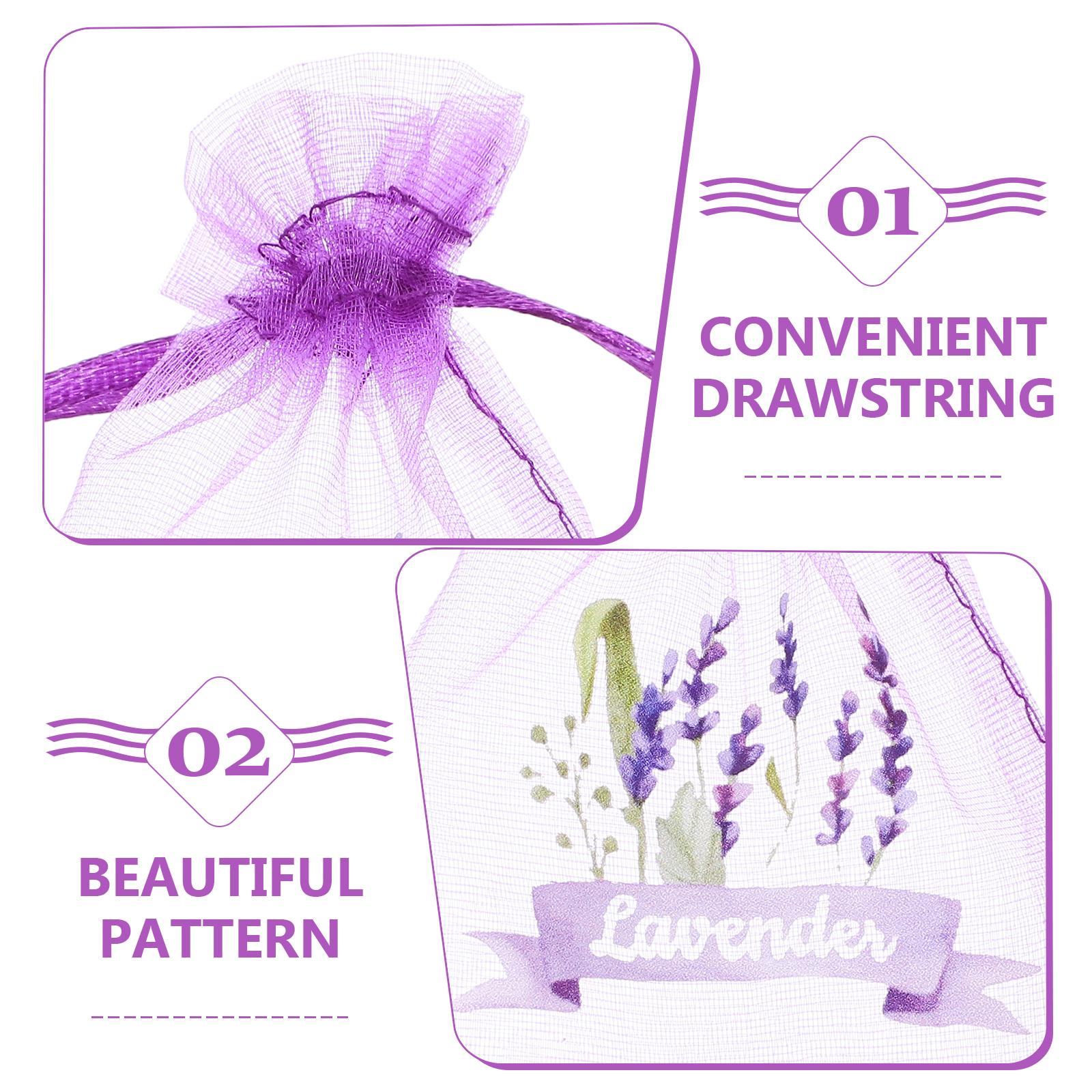 20 Pcs Empty Lavender Sachets  - Dried Flower Bulk บทวิจารณ์และราคา