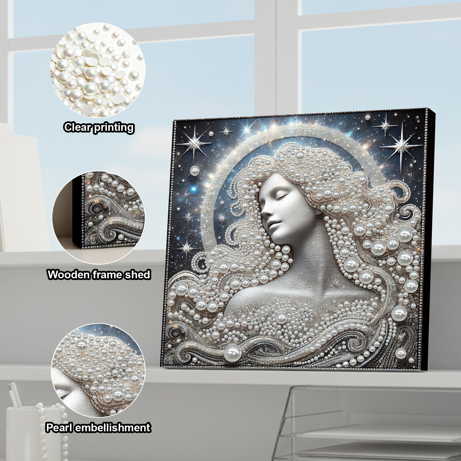 DIY Ladies Pearl Painting Art  - Resin Craft For Beginners บทวิจารณ์และราคา