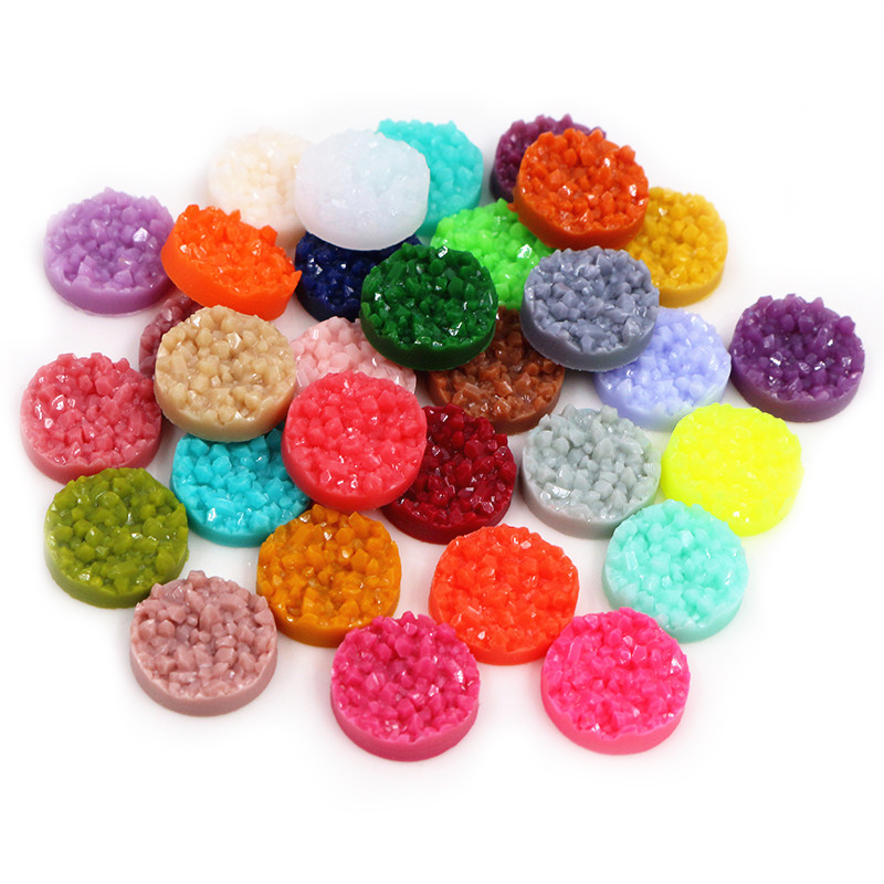 40pcs Resin Druzy Cabochons Do - Resin Craft Projects บทวิจารณ์และราคา