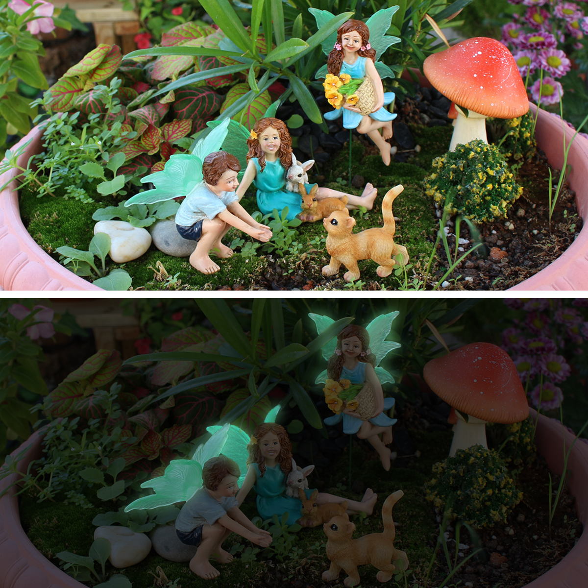 4pc Flower Fairy and Animal Pa - Resin Craft Supplies บทวิจารณ์และราคา