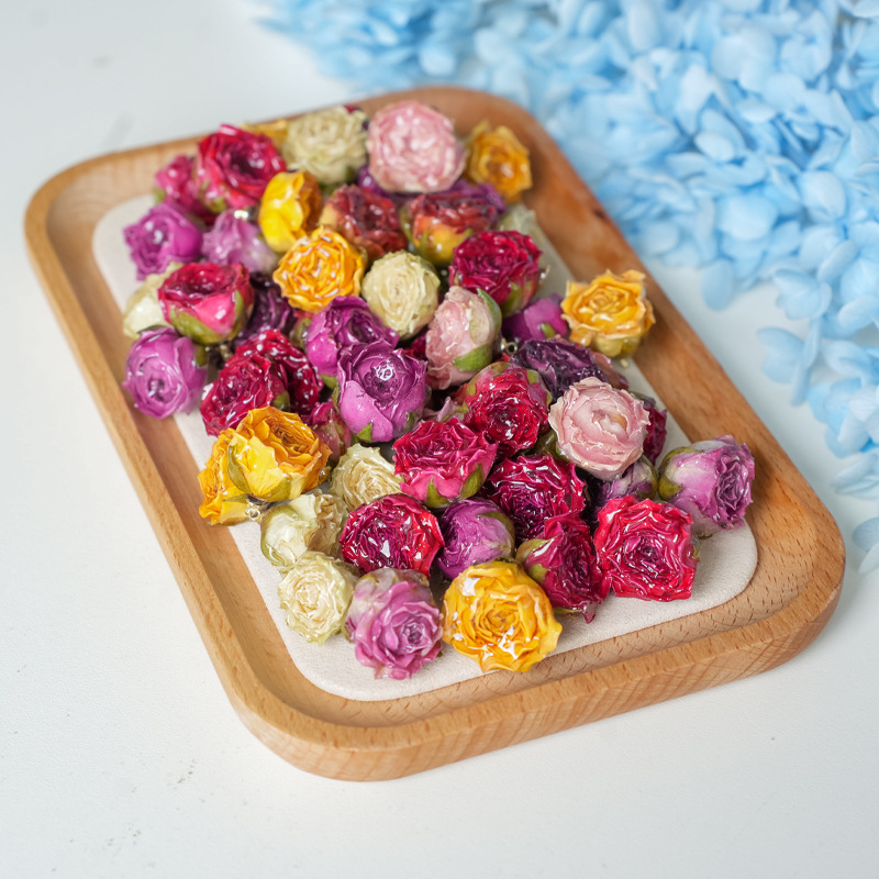5pcs Drip Glue Roses Dried Flo - Dried Flower Bulk บทวิจารณ์และราคา