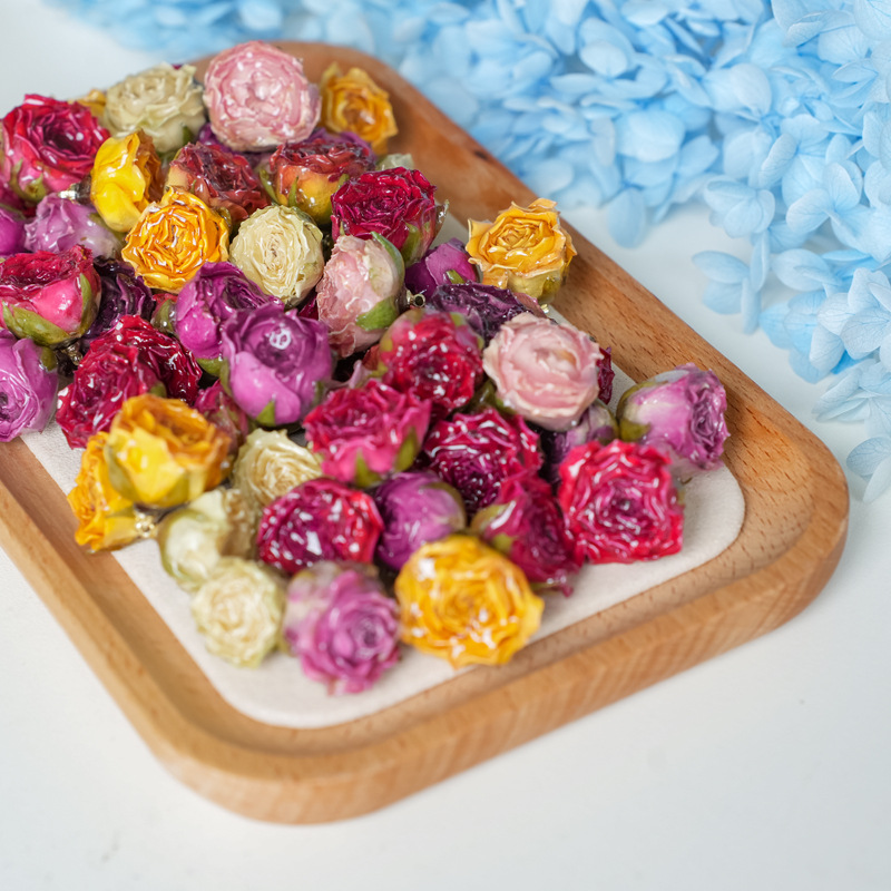 5pcs Drip Glue Roses Dried Flo - Dried Flower Bulk บทวิจารณ์และราคา
