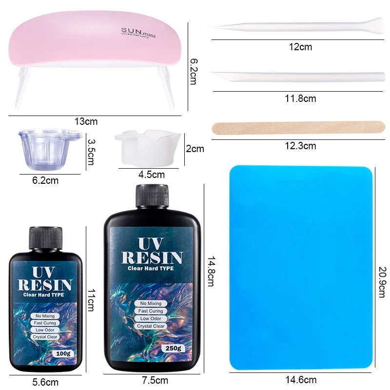 Hard UV Resin Glue Kit Fast Cu - Epoxy Uv Resin Kit บทวิจารณ์และราคา