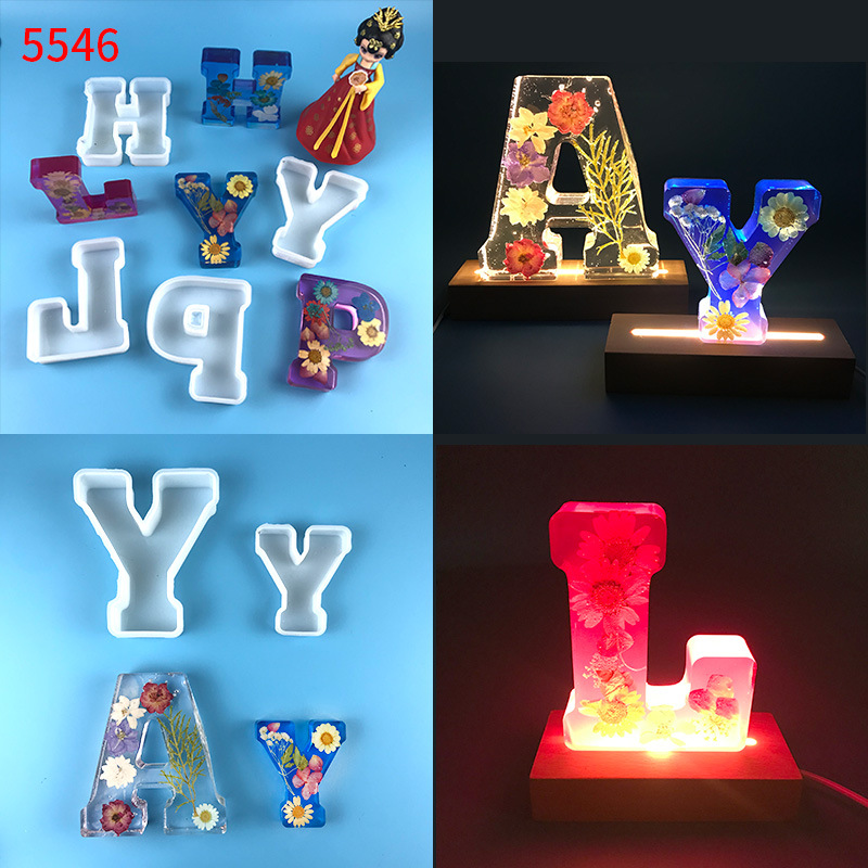 1pc A-Z Letter Silicone Molds  - Resin Craft Ideas บทวิจารณ์และราคา
