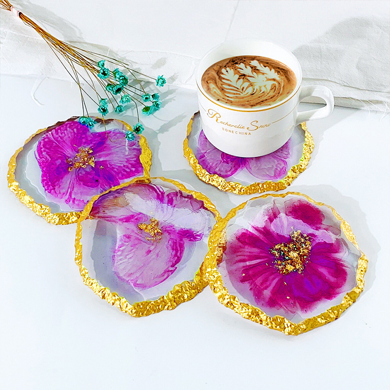DM413 Drusy Coaster Resin Mold - Geode Mold Silicone บทวิจารณ์และราคา