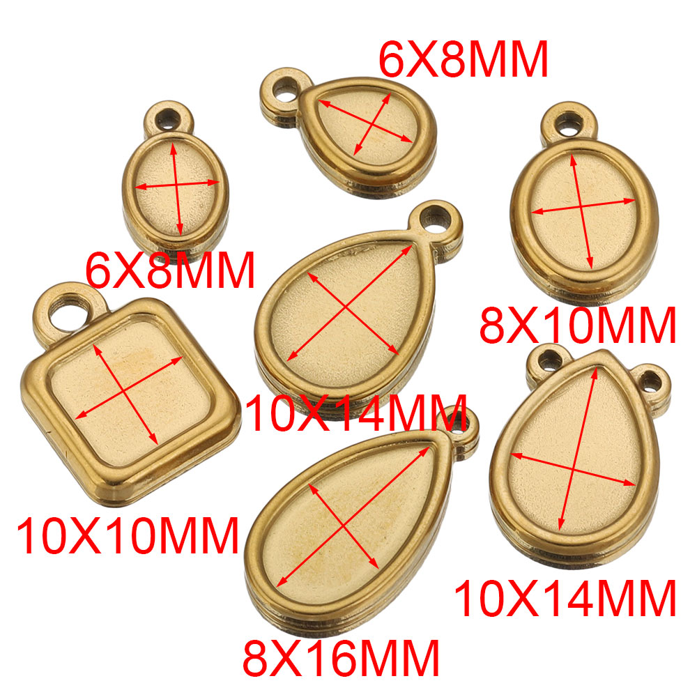 5pcs Stainless Steel Square Dr - Resin Craft Supplies บทวิจารณ์และราคา