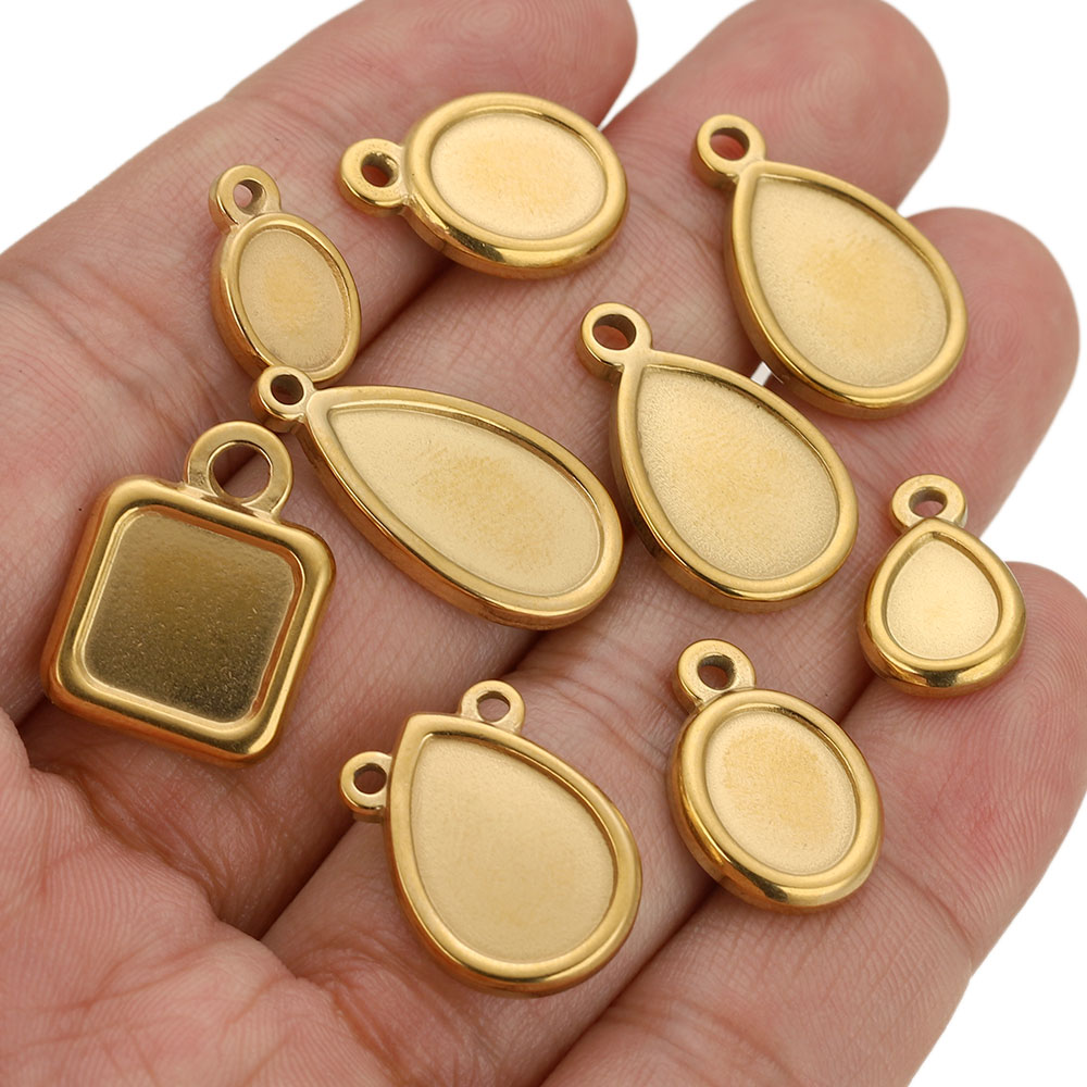 5pcs Stainless Steel Square Dr - Resin Craft Supplies บทวิจารณ์และราคา
