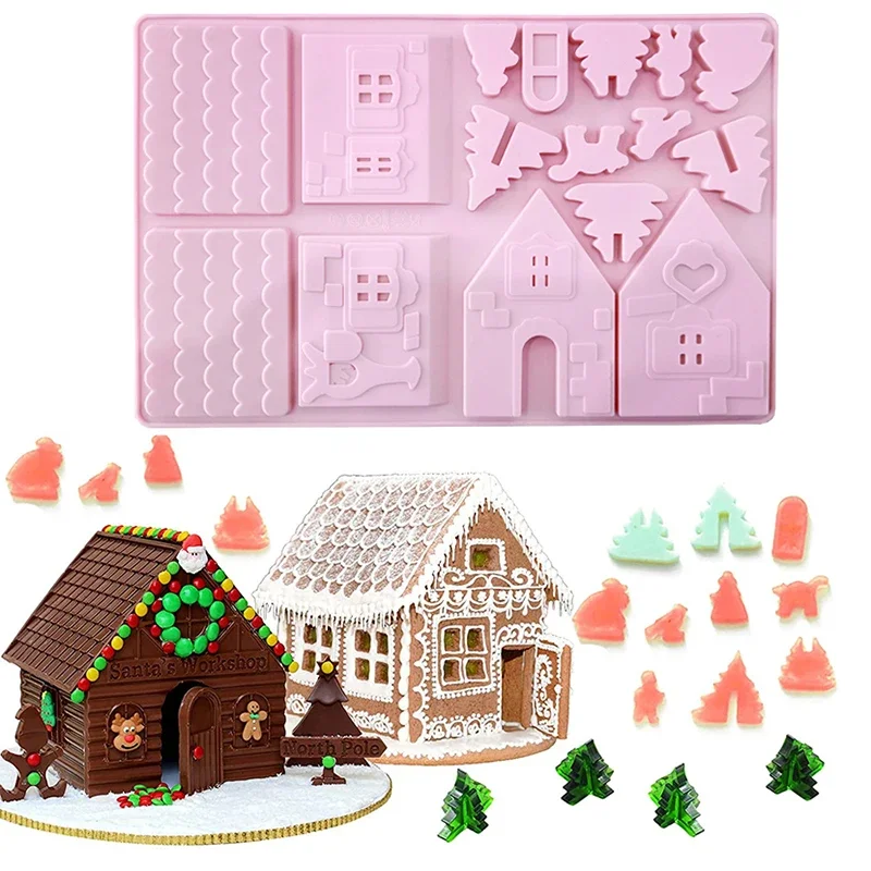 Christmas House Building block - Silicone Mold Tray บทวิจารณ์และราคา