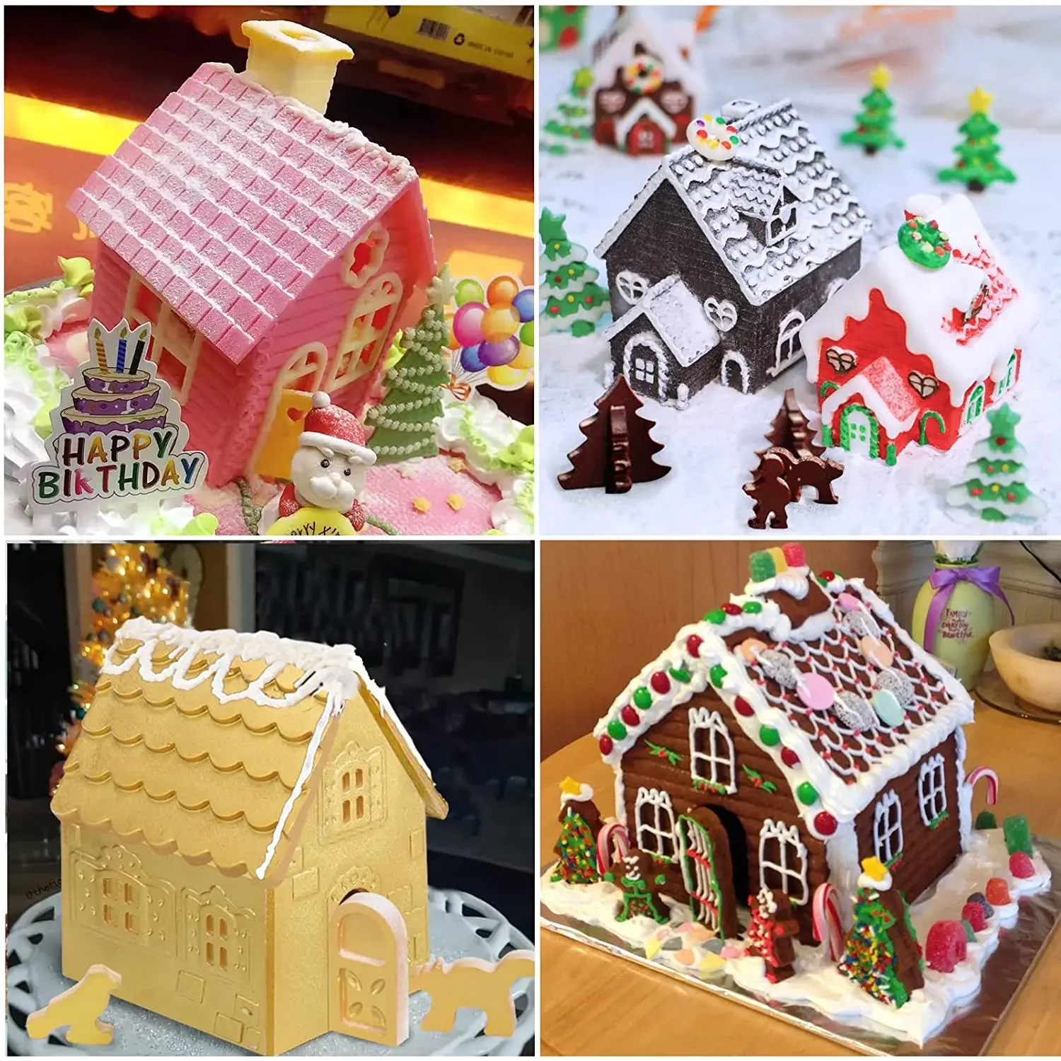 Christmas House Building block - Silicone Mold Tray บทวิจารณ์และราคา