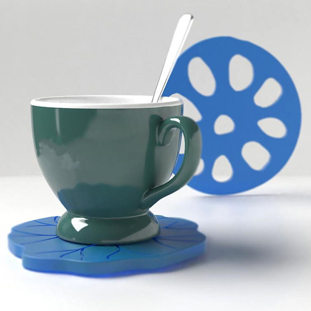 1Pcs Round Coaster Resin Silic - Coaster Mold Round บทวิจารณ์และราคา