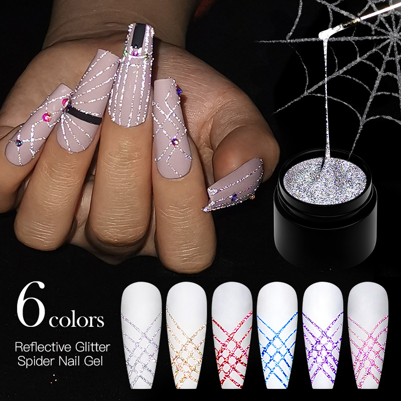 6Pcs/Set Reflective Glitter Sp - Resin Glitter Pack บทวิจารณ์และราคา