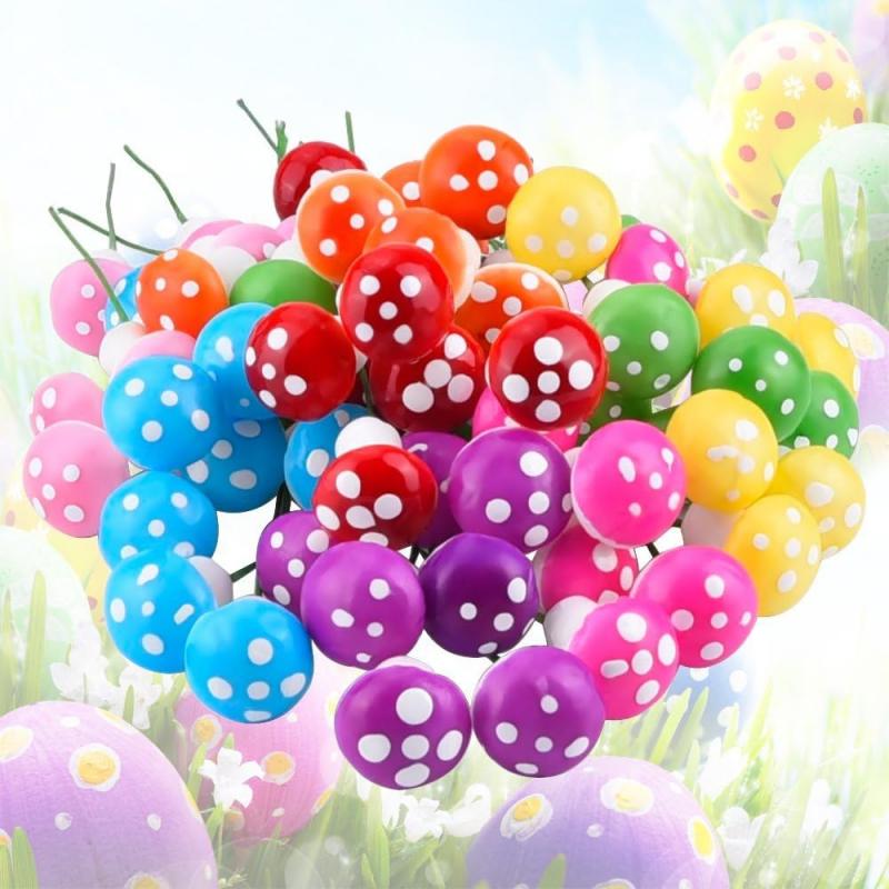 10-80PCS Mini Color Mushroom D - Terrarium Moss Art บทวิจารณ์และราคา