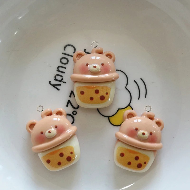 10Pcs Kawaii Cartoon Bear Rabb - Resin Crafts Diy บทวิจารณ์และราคา