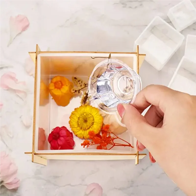 Large Square Resin Molds Upgra - Flower Preservation Resin บทวิจารณ์และราคา
