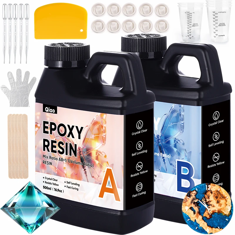 Anti-Yellowing Crystal Clear E - Resin Jewelry Kit บทวิจารณ์และราคา