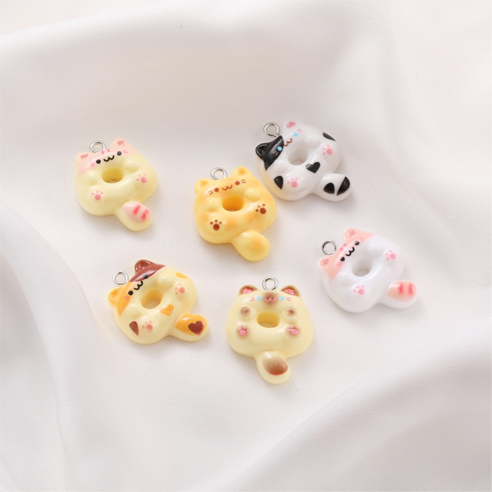 10Pcs Kawaii Cartoon Cat Resin - Resin Crafts Diy บทวิจารณ์และราคา