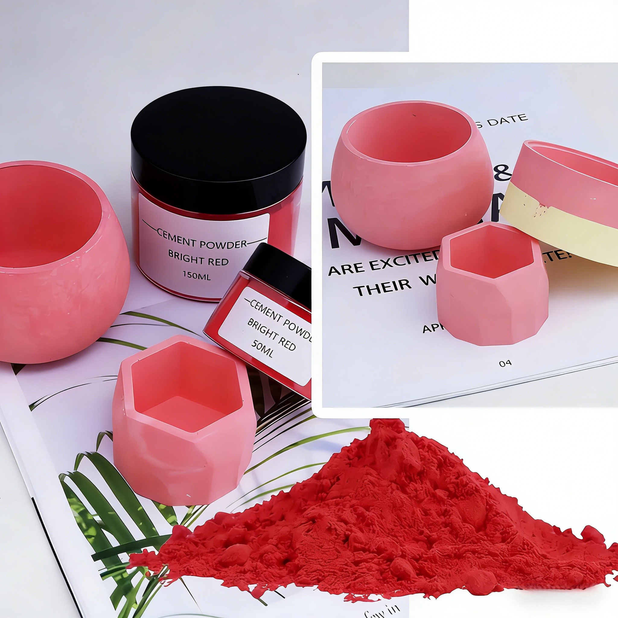 6-Color Gypsum Cement Pigment  - Resin Pigment Set บทวิจารณ์และราคา
