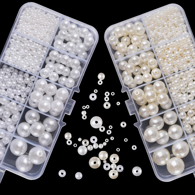 800pcs Artificial Faux Pearl R - Resin Crafts Diy บทวิจารณ์และราคา