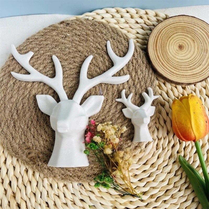 2 Pieces of Deer Antlers Ornam - Resin Craft Ideas บทวิจารณ์และราคา