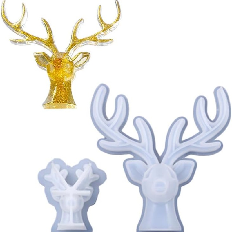 2 Pieces of Deer Antlers Ornam - Resin Craft Ideas บทวิจารณ์และราคา