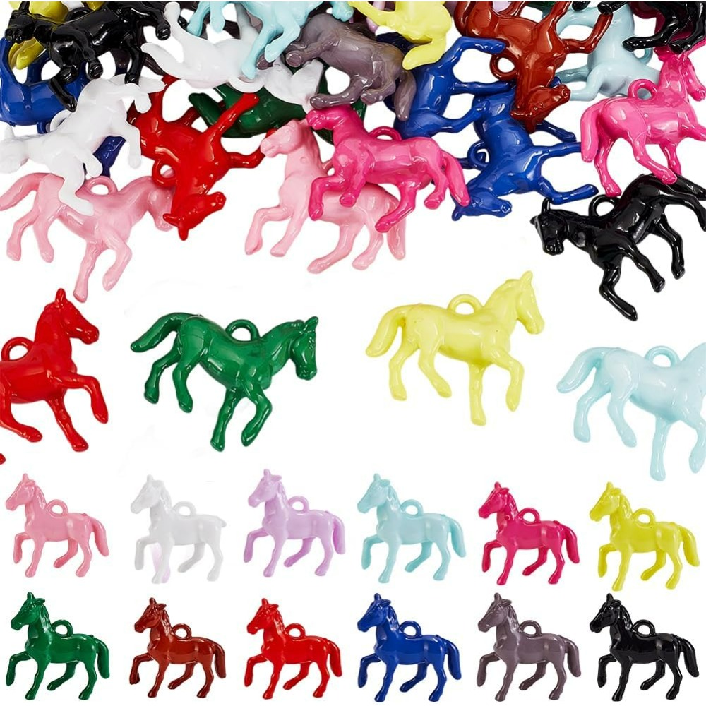 48pcs Opaque Acrylic Pendants  - Resin Crafts บทวิจารณ์และราคา