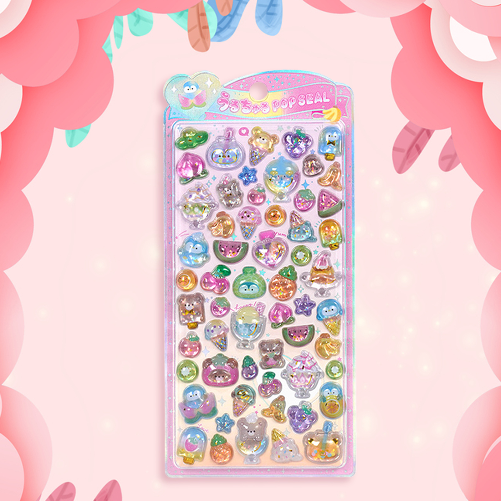 Cute Animal Sticker Pack 3D Sp - Resin Glitter Pack บทวิจารณ์และราคา