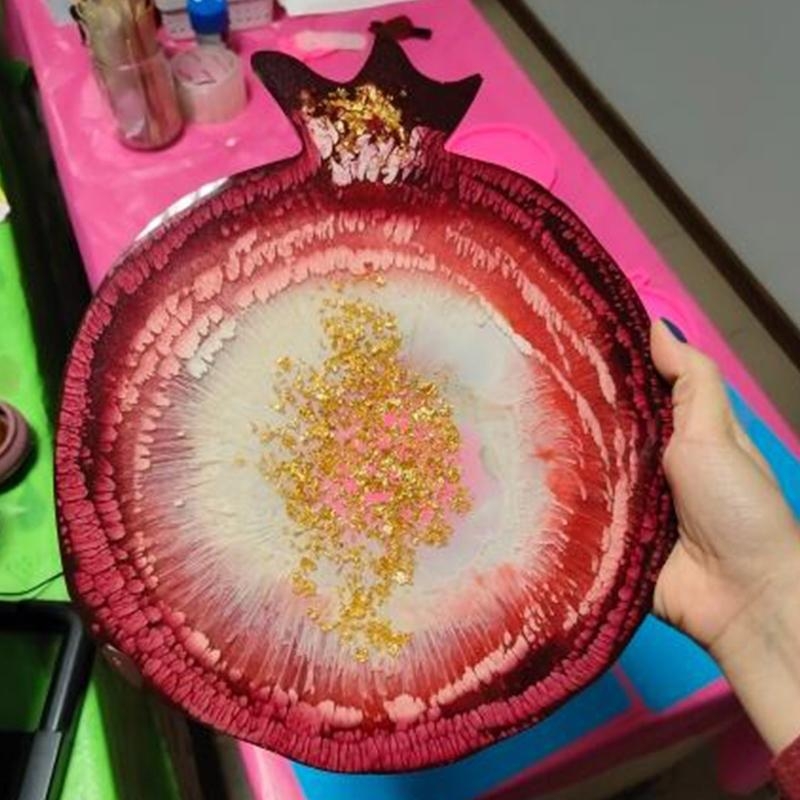 X6HE Pomegranate Geode Agate E - Geode Mold Silicone บทวิจารณ์และราคา