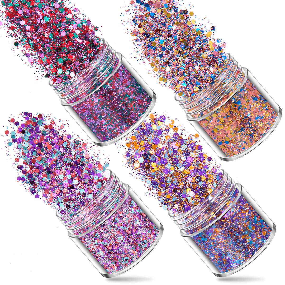 SNASAN 4Pcs Color Superfine Gl - Gold Foil Flakes บทวิจารณ์และราคา