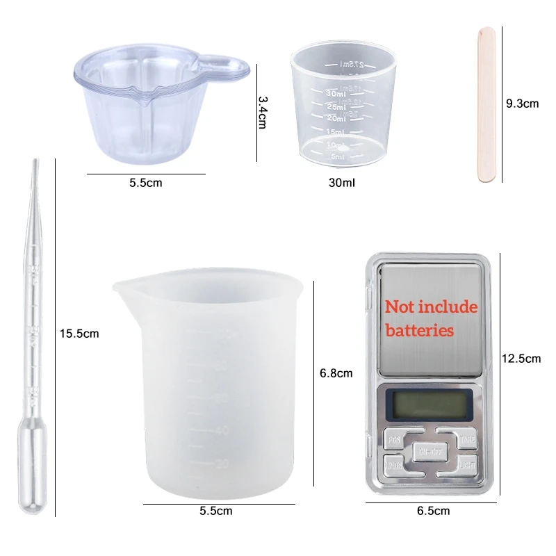 Epoxy Resin Kit Crystal Clear  - Mixing Cup Silicone บทวิจารณ์และราคา