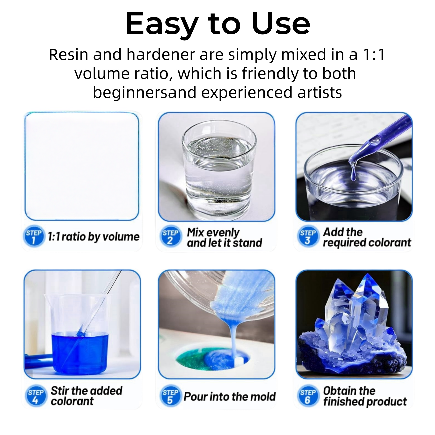 1:1 Crystal Clear Epoxy Resin  - Resin Jewelry Kit บทวิจารณ์และราคา
