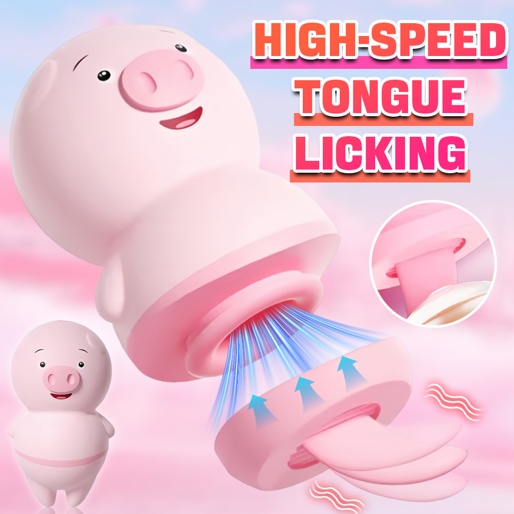 Mini Pig Licking Tongue Vibrat - Vacuum Chamber Small บทวิจารณ์และราคา