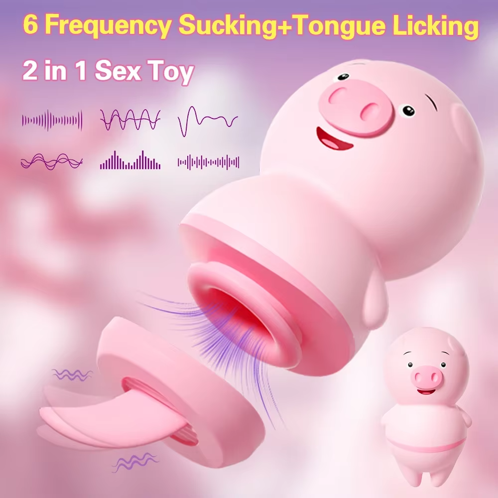 Mini Pig Licking Tongue Vibrat - Vacuum Chamber Small บทวิจารณ์และราคา