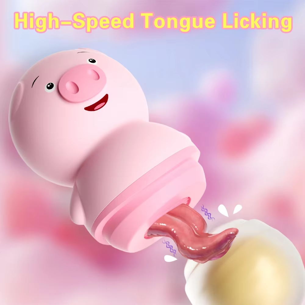 Mini Pig Licking Tongue Vibrat - Vacuum Chamber Small บทวิจารณ์และราคา