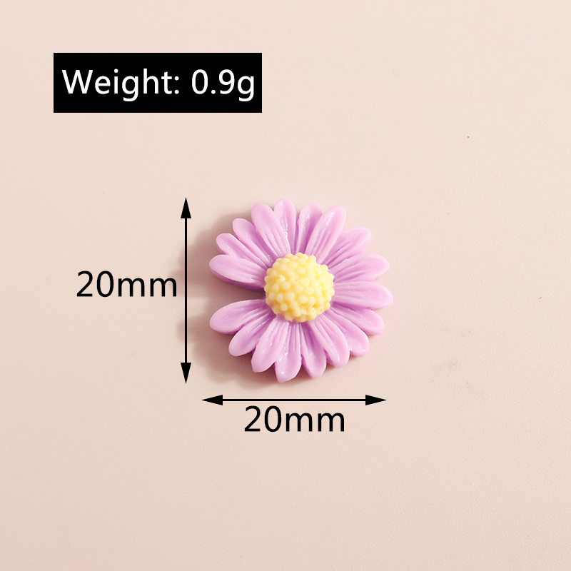 10pcs 20*20mm Kawaii Daisy Flo - Flower Preservation Resin บทวิจารณ์และราคา