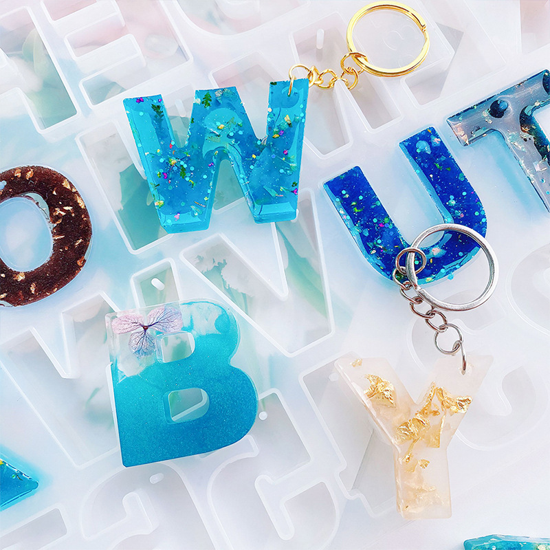 Alphabet Epoxy Resin Silicone  - Gold Foil Flakes บทวิจารณ์และราคา