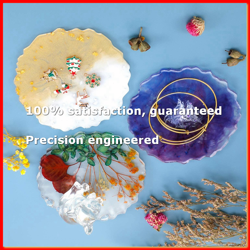 6 Pieces Resin Coaster Mold La - Geode Mold Silicone บทวิจารณ์และราคา