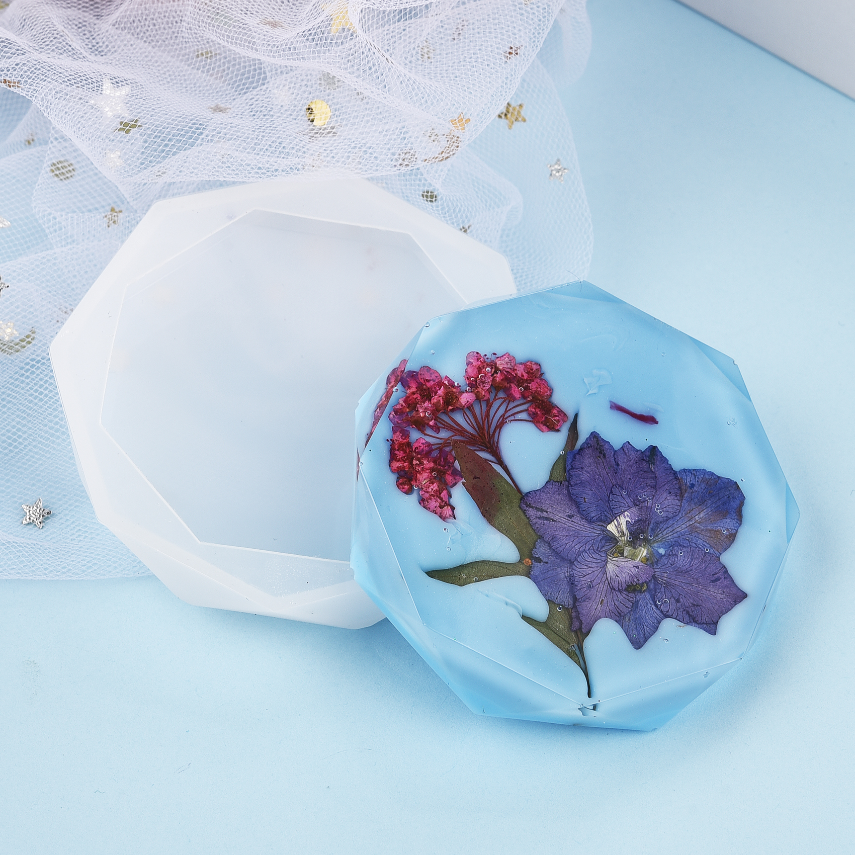 Resin Coaster Silicone Mold Ca - Coaster Mold Round บทวิจารณ์และราคา